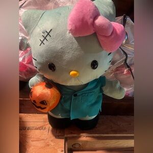 Hello kitty halloween Frankenstein greeter
